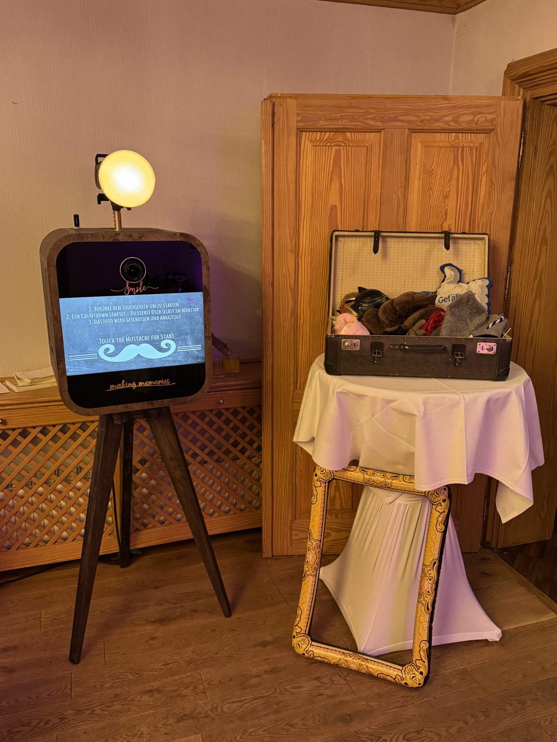 Fotobox für persönliche Erinnerungsbilder